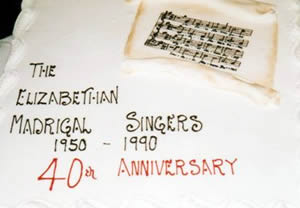 1990 - 40th Anniversary Cake